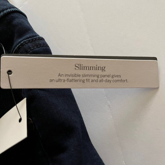 Talbots NWT Straight Leg Jeans Starlight Wash Size 14W - Picture 12 of 13